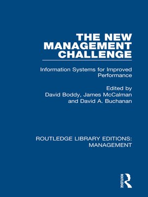 cover image of The New Management Challenge